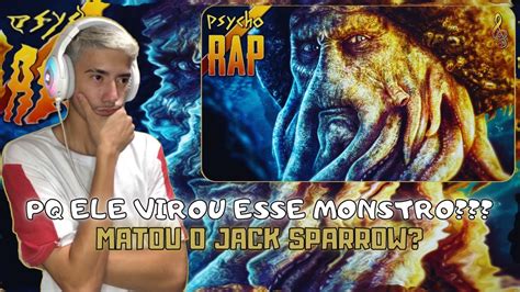 POR QUE ELE VIROU UM POLVO REAGINDO A Rap Do Davy Jones Piratas Do