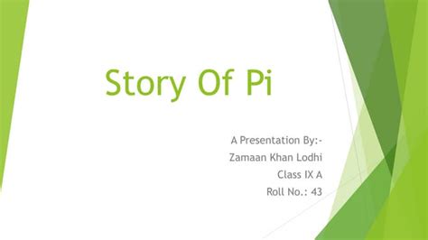 Story Of Pi Ppt