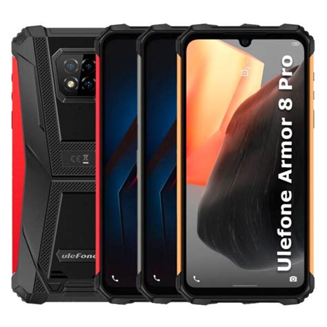 Ulefone Armor 8 PRO Uso rudo 8GB RAM 128 GB ROM Android 11 IP69K ...
