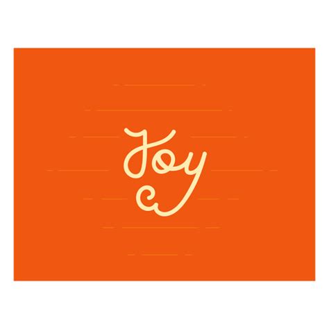 Joy Lettering Stroke Quote Element Png And Svg Design For T Shirts