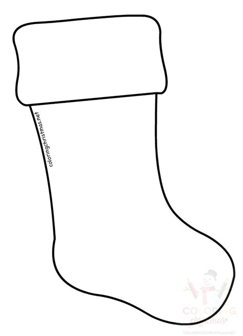 Christmas Stocking Template Free Printable Templates