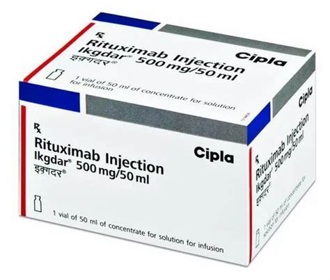 Ekgdar 500 Mg Rituximab Injection Cipla Ltd 50 Ml At 39865 Vial In