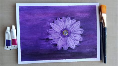 Monochromatic Flower Painting