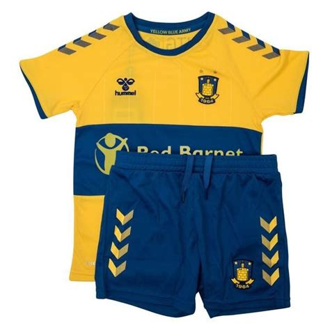 Brøndby IF Heimtrikot 2020 21 Red Barnet Mini Kit Kinder