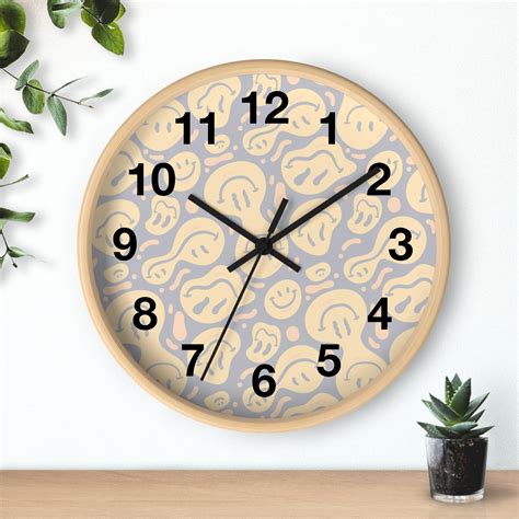 Ai Smiley Face Wall Clock The Future Of Timekeeping Etsy Australia