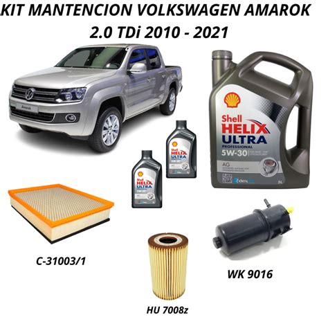 KIT MANTENCIÓN PARA VOLKSWAGEN AMAROK 2 0 DIESEL 2010 2021