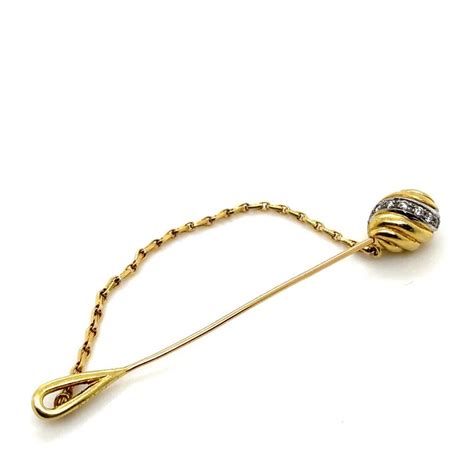 Vintage Cartier 18 Karat Yellow Gold Tie Pin Circa 1960 For Sale At