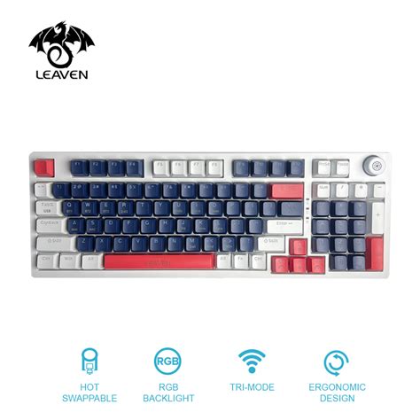 Leaven H Tri Mode Key Rgb Backlight Wireless Mechanical Hot