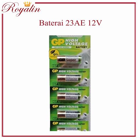 Jual Baterai Battery Alkaline Gp Original Ae A A V High Voltage