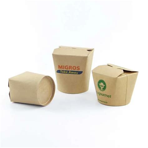 Oz Kraft Paper Noodle Box Paper Food Packaging Factory Econly