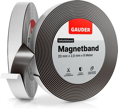 Gauder Magnetstreifen Selbstklebend St Ck Magnetstreifen Zum