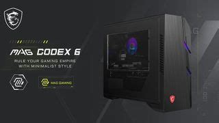 MSI Onthult MAG Codex 6 Gaming Desktop Met Nvidia GeForce RTX 4070