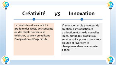 Quelles Sont Les Diff Rences Entre Innovation Et Creativit