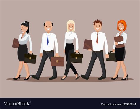 Office staff Royalty Free Vector Image - VectorStock