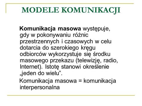 Procesy Komunikacji Interpersonalnej Modele Oraz Formy Komunikacji