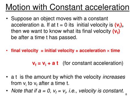 Ppt L 4 Constant Acceleration And Free Fall M 3 Powerpoint