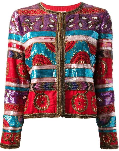 Leslie Fay Vintage S Sequin And Bead Embellished Jacket