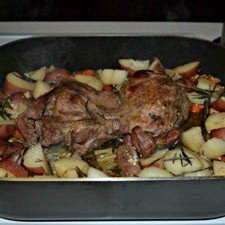 Braised Leg Of Lamb With Potatoes And Vegetables Hezzi D S Books And