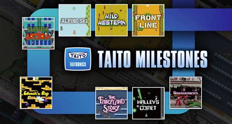 La colección de juegos arcade Taito Milestones también saldrá en