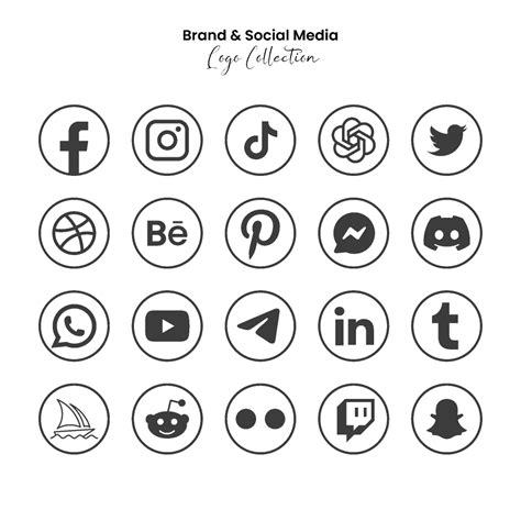 Popular Social Media Icons | Figma