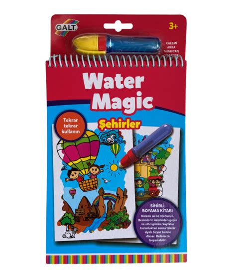 Galt Water Magic Sihirli Su Boyama Kitap Şehirler Keyif Bebesi