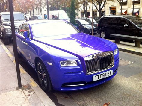 Purple Rolls-Royce Wraith Stuns in Paris - GTspirit