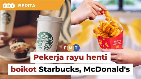 Henti Boikot Starbucks Mcdonalds Rayu Pekerja Youtube