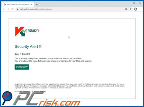 Kaspersky Email Scam Removal And Recovery Steps Updated