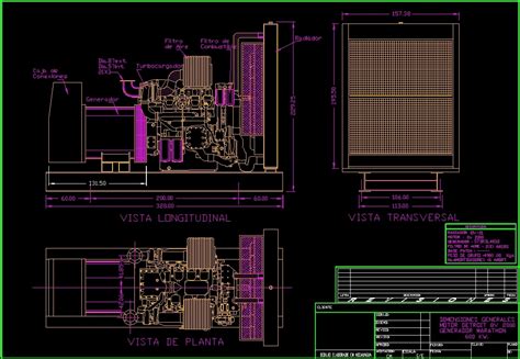 Electrical Generator Dwg Detail For Autocad • Designs Cad