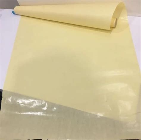 Cream Silicone Coated Release Liner Paper Roll GSM 130 GSM One Side