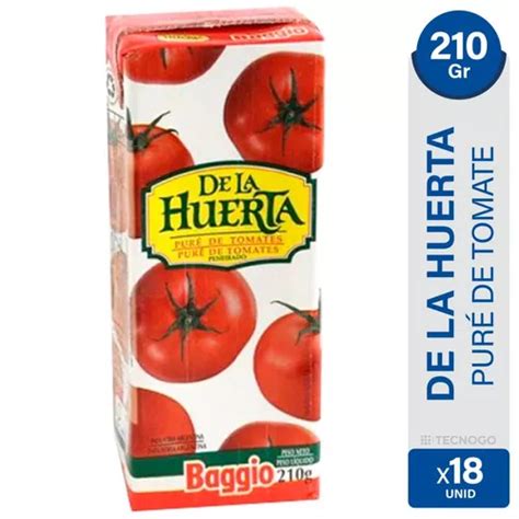 Pure Tomate De La Huerta G Baggio Frescos Caja X Pack Mercadolibre