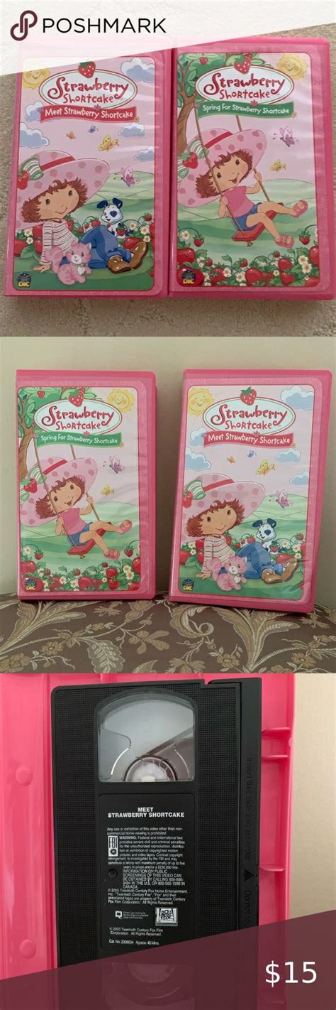 Strawberry Shortcake VHS Tapes Strawberry Shortcake Shortcake Vhs Tapes