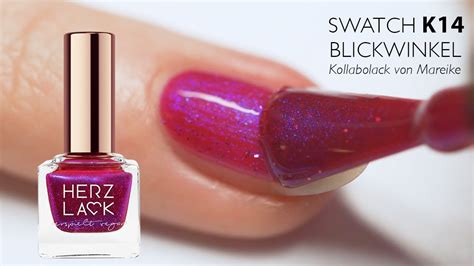 Herzlack Swatch K Blickwinkel Kollabolack Von Mareike Youtube