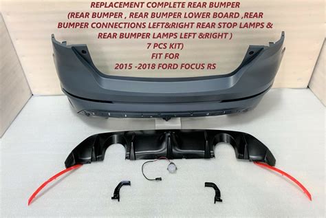 2015 2016 2017 2018 For Ford Focus Rs Rear Bumper Complete For Sale