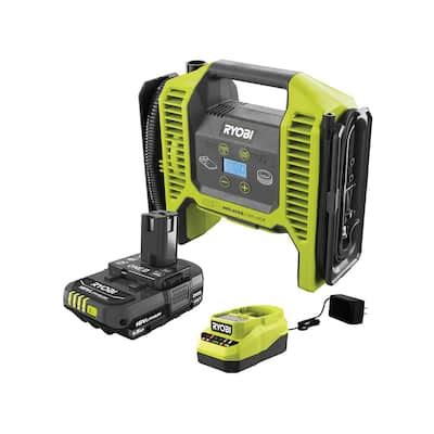 RYOBI ONE 18V Cordless Dual Function Inflator Deflator With 1 5 Ah