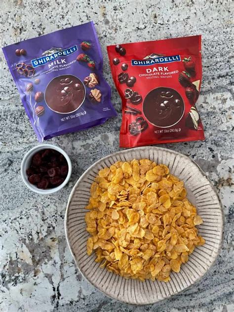 Crispy Chocolate Corn Flake Clusters 4 Ingredients • Simple Nourished