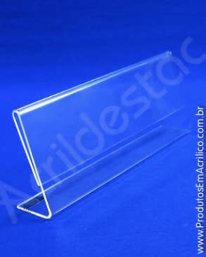 Acrildestac Produtos Em Acr Lico Display De Mesa Em L Ps Cristal