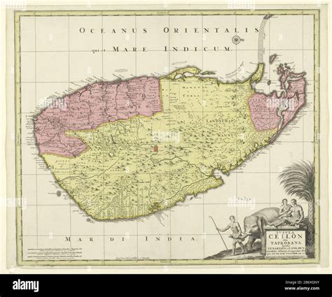 Map of ceylon hi-res stock photography and images - Alamy