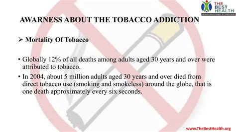 Tobacco Awareness Ppt Smoking Ppt Ppt