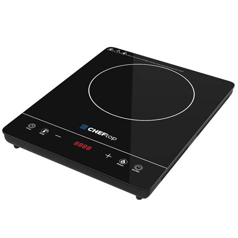 Cheftop Single Burner Induction Cooktop Portable 120v Digital Ceramic