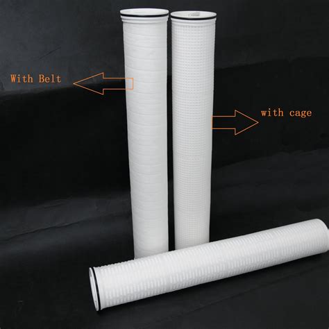 Pleated High Flow Filter Cartridge For Sea Water Desalination And Water