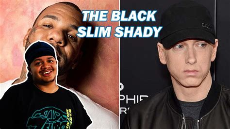 The Black Slim Shady Eminem Diss The Game Reaction Youtube