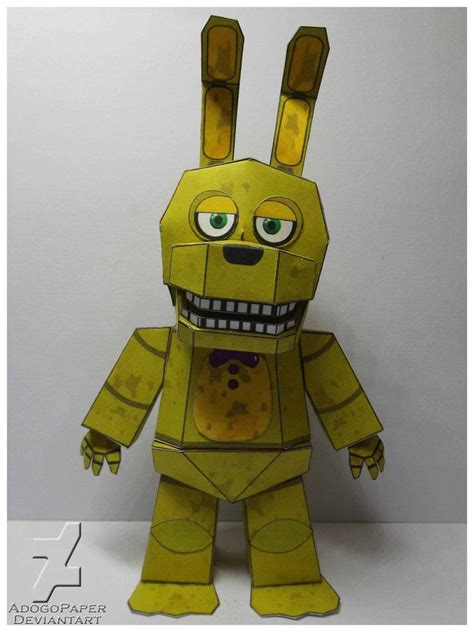 Simple Papercraft Fnaf Cruzdaagra