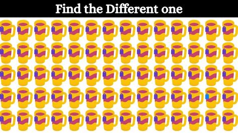 Brain Teaser Picture Puzzle Can You Find The Odd One Out In This Image