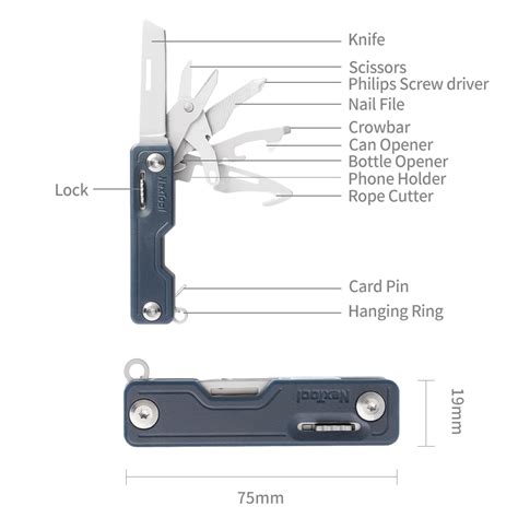 Nextool Pisau Lipat Multifungsi In Swiss Army Multitools Edc