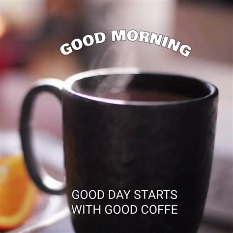 Good Morning Coffee Greeting Template Postermywall