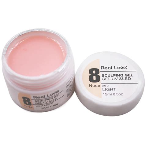 Gel Linha Light Sculping Nude Pink Ml Real Love Usina Das Unhas