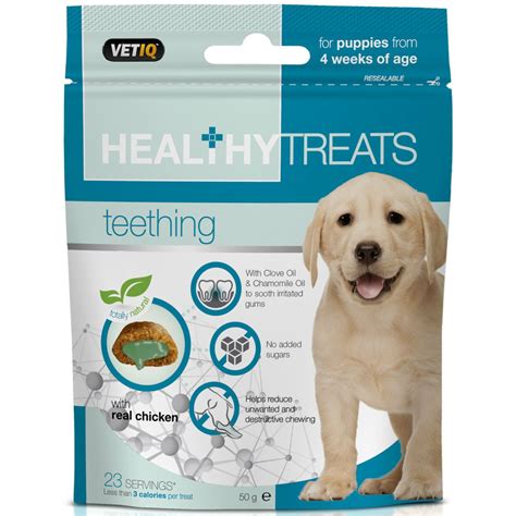 Vetiq Healthy Treats Teething For Puppies 50gr Goldenvet Clínica