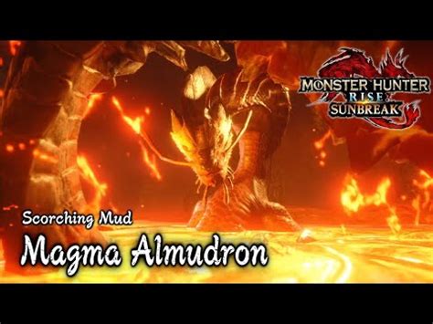 Monster Hunter Rise Sunbreak Magma Almudron Boss Fight Multi Insect