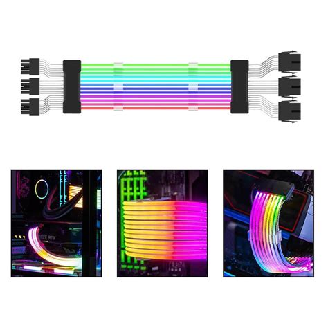 Pc Fall Verl Ngerung Rgb Kabel V Pin Argb Beleuchtung Streifen